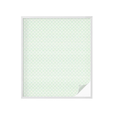 Vinduesfolie mod indkig med glasmaleri Pastelsymmetri