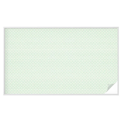 Vinduesfolie mod indkig med glasmaleri Pastelsymmetri