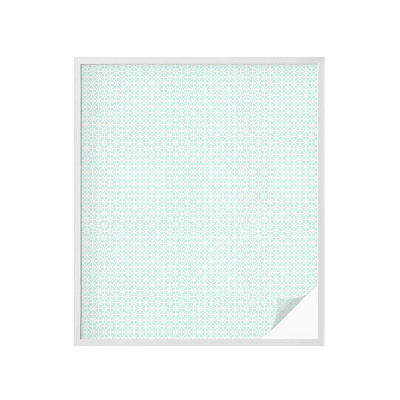 Dekorationsfolie til vindue mod indkig Blomstersymmetri