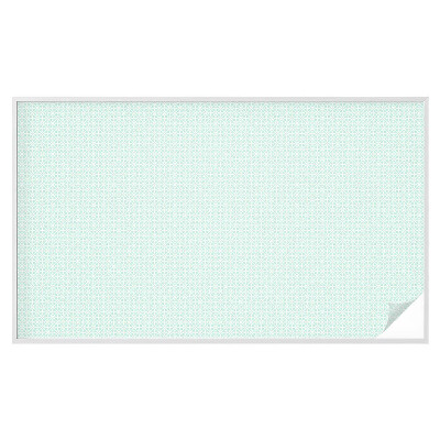 Dekorationsfolie til vindue mod indkig Blomstersymmetri