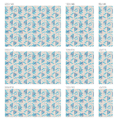 Selvklæbende vinduesfolie Geometriske mønstre