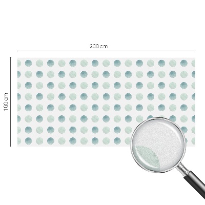 Vinduesfolie med mønster til afskærmning Delikate cirkler