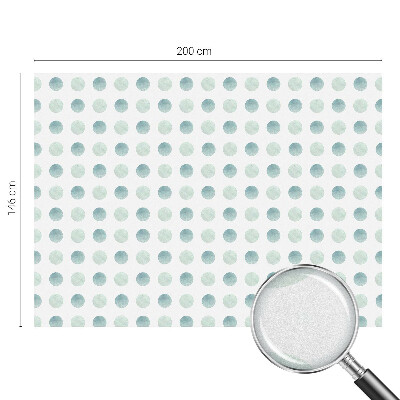 Vinduesfolie med mønster til afskærmning Delikate cirkler