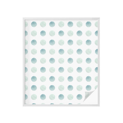 Vinduesfolie med mønster til afskærmning Delikate cirkler