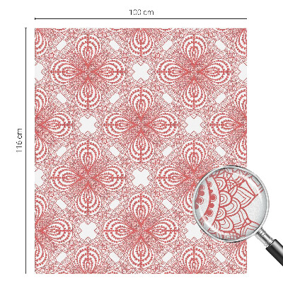 Vinduesfolie mod indkig med glasmaleri Blondemønstre