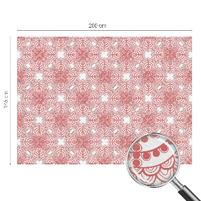 Vinduesfolie mod indkig med glasmaleri Blondemønstre