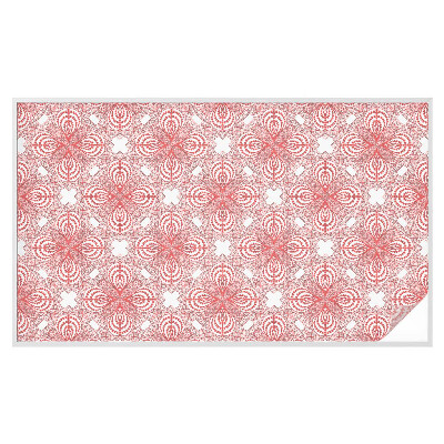 Vinduesfolie mod indkig med glasmaleri Blondemønstre