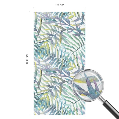 Selvklæbende vinduesfolie Tropisk akvarel
