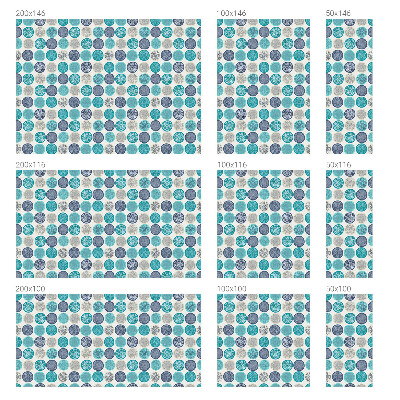 Vinduesfolie med mønster til afskærmning Geometriske cirkler