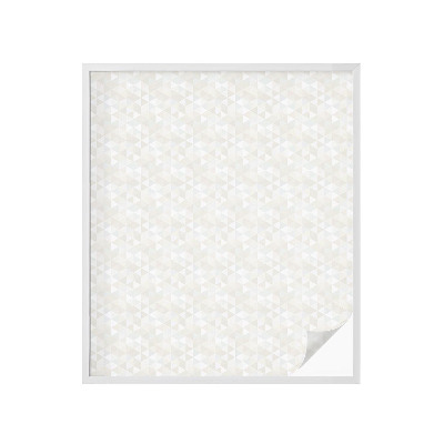 Vinduesfolie mod indkig med glasmaleri Geometriske mønstre