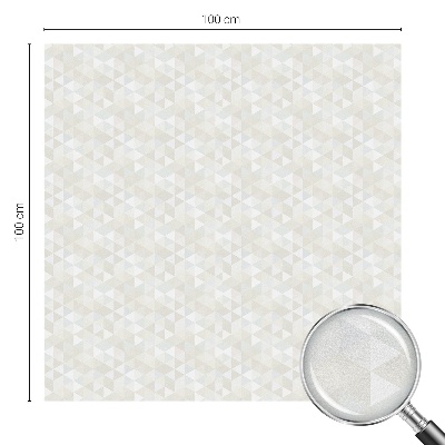 Vinduesfolie mod indkig med glasmaleri Geometriske mønstre