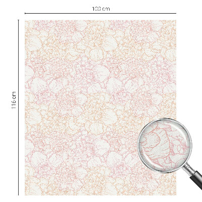 Selvklæbende vinduesfolie Blomsteragtig elegance