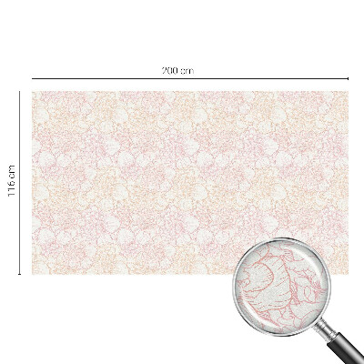 Selvklæbende vinduesfolie Blomsteragtig elegance