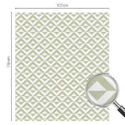 Vinduesfolie med mønster til afskærmning Geometriske romber