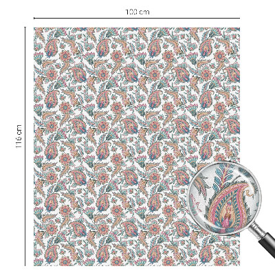 Dekorationsfolie til vindue mod indkig Blomsteragtig elegance