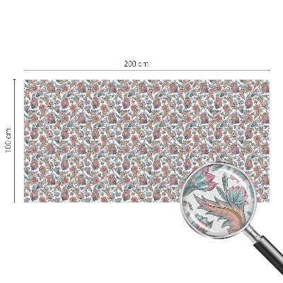 Dekorationsfolie til vindue mod indkig Blomsteragtig elegance