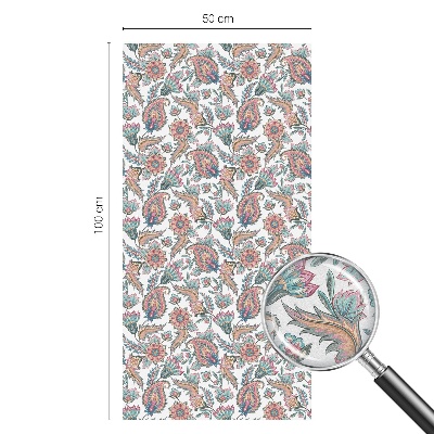 Dekorationsfolie til vindue mod indkig Blomsteragtig elegance