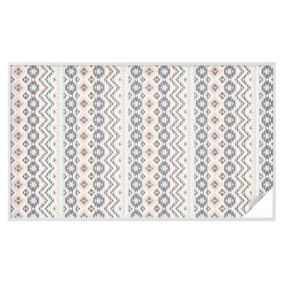 Vinduesfolie med mønster til afskærmning Pastelgeometri