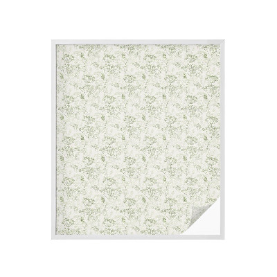 Vinduesfolie mod indkig med glasmaleri Botanisk mønster