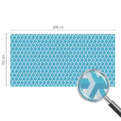 Dekorationsfolie til vindue mod indkig Geometriske terninger