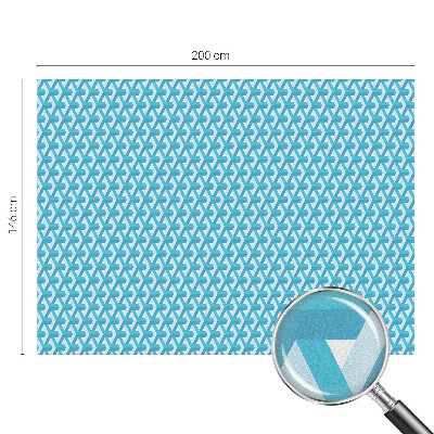Dekorationsfolie til vindue mod indkig Geometriske terninger