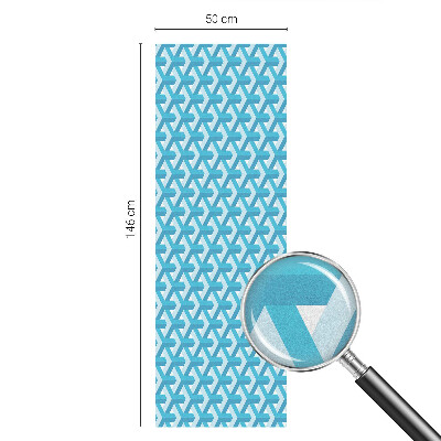 Dekorationsfolie til vindue mod indkig Geometriske terninger
