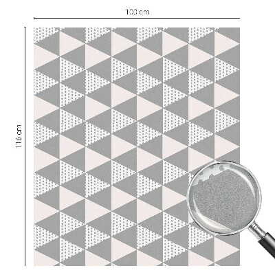 Dekorationsfolie til vindue mod indkig Moderne geometri