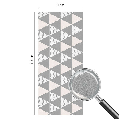 Dekorationsfolie til vindue mod indkig Moderne geometri