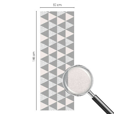 Dekorationsfolie til vindue mod indkig Moderne geometri