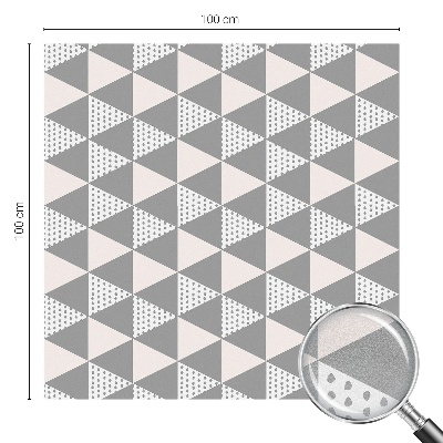 Dekorationsfolie til vindue mod indkig Moderne geometri