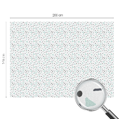 Vinduesfolie med mønster til afskærmning Geometriske figurer