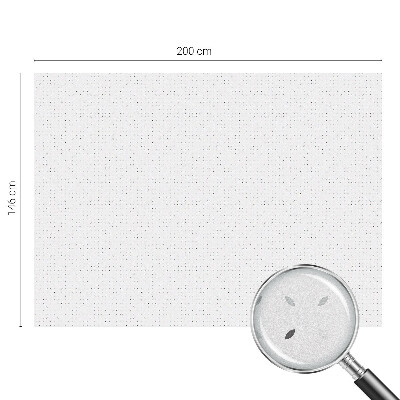 Mælkehvid vinduesfolie med motiv Minimalistiske prikker