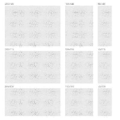 Mælkehvid vinduesfolie med motiv Minimalistiske prikker