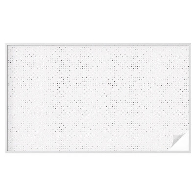 Mælkehvid vinduesfolie med motiv Minimalistiske prikker