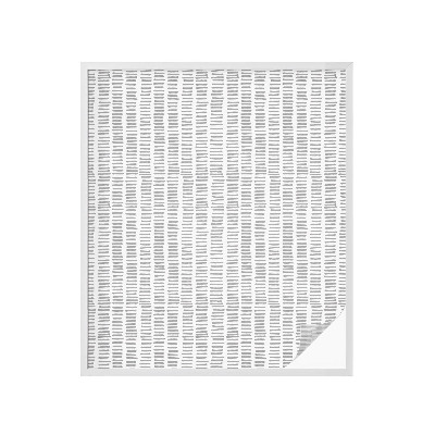 Vinduesfolie mod indkig med glasmaleri Minimalistiske linjer