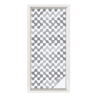 Selvklæbende vinduesfolie Bølgegeometri