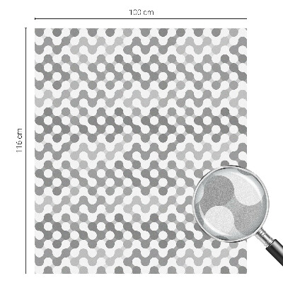 Selvklæbende vinduesfolie Bølgegeometri