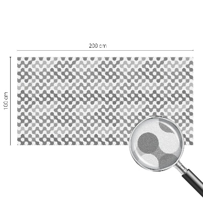 Selvklæbende vinduesfolie Bølgegeometri