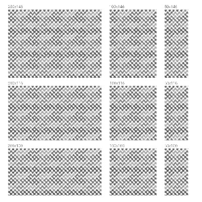 Selvklæbende vinduesfolie Bølgegeometri