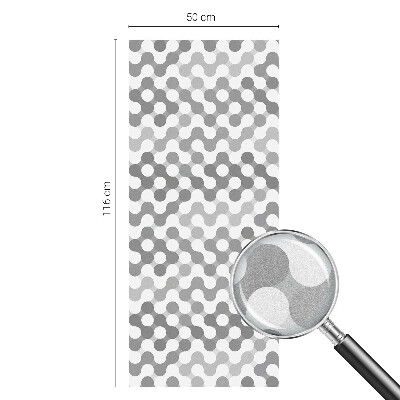 Selvklæbende vinduesfolie Bølgegeometri