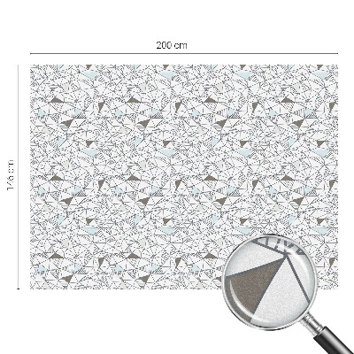 Dekorationsfolie til vindue mod indkig Abstrakte former