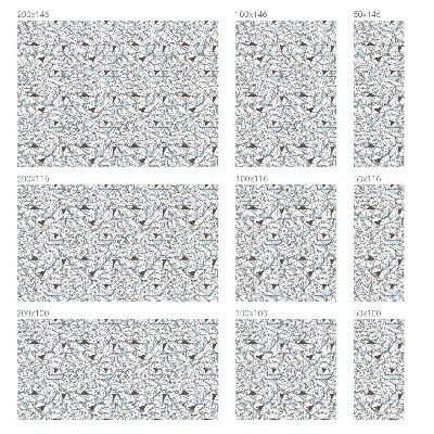 Dekorationsfolie til vindue mod indkig Abstrakte former