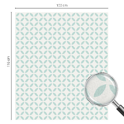 Vinduesfolie med mønster til afskærmning Abstrakte former