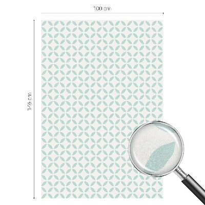 Vinduesfolie med mønster til afskærmning Abstrakte former