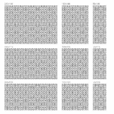 Dekorationsfolie til vindue mod indkig Rhombisk harmoni