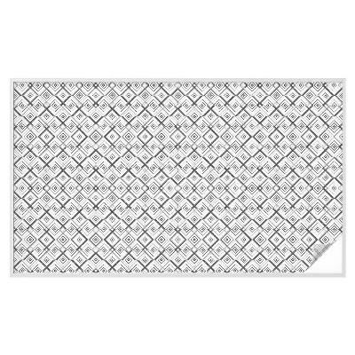 Dekorationsfolie til vindue mod indkig Rhombisk harmoni