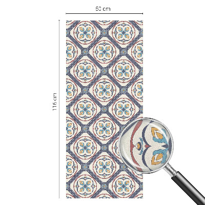 Vinduesfolie med mønster til afskærmning Flisemønster