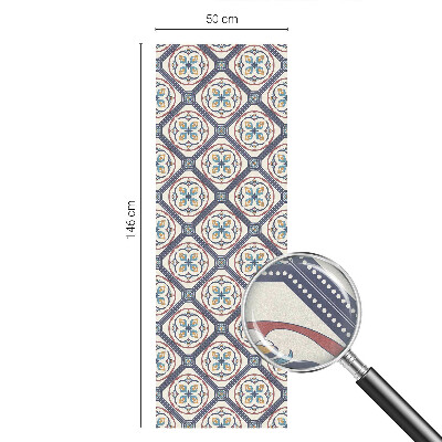 Vinduesfolie med mønster til afskærmning Flisemønster