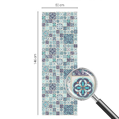 Selvklæbende vinduesfolie Blomsterfliser