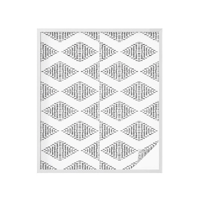 Dekorationsfolie til vindue mod indkig Geometriske diamanter